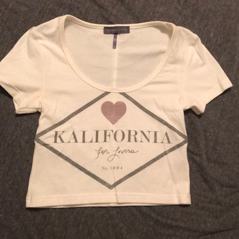 Kendall & Kylie crop top